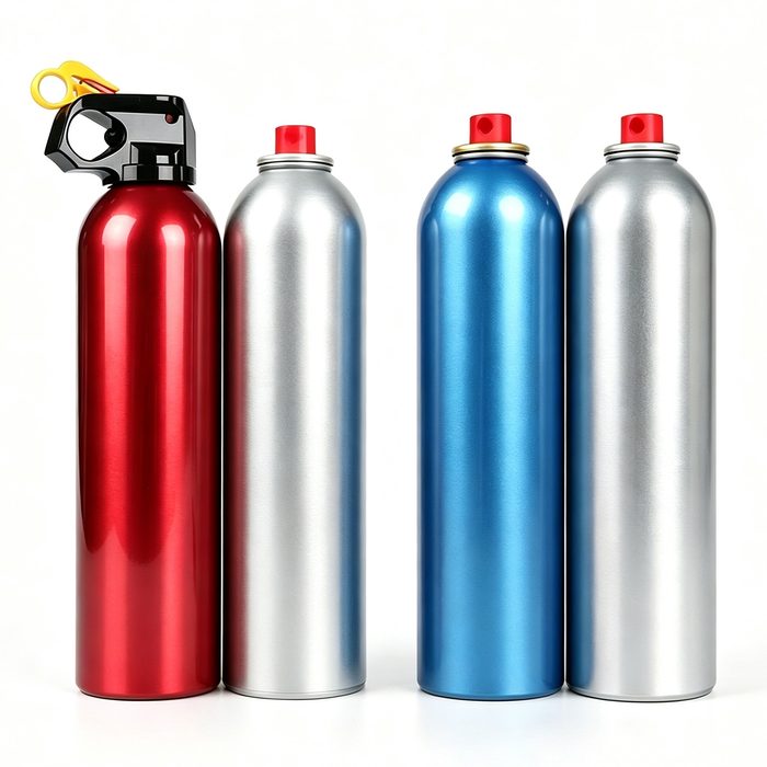 Chemical and industrial aerosol cans