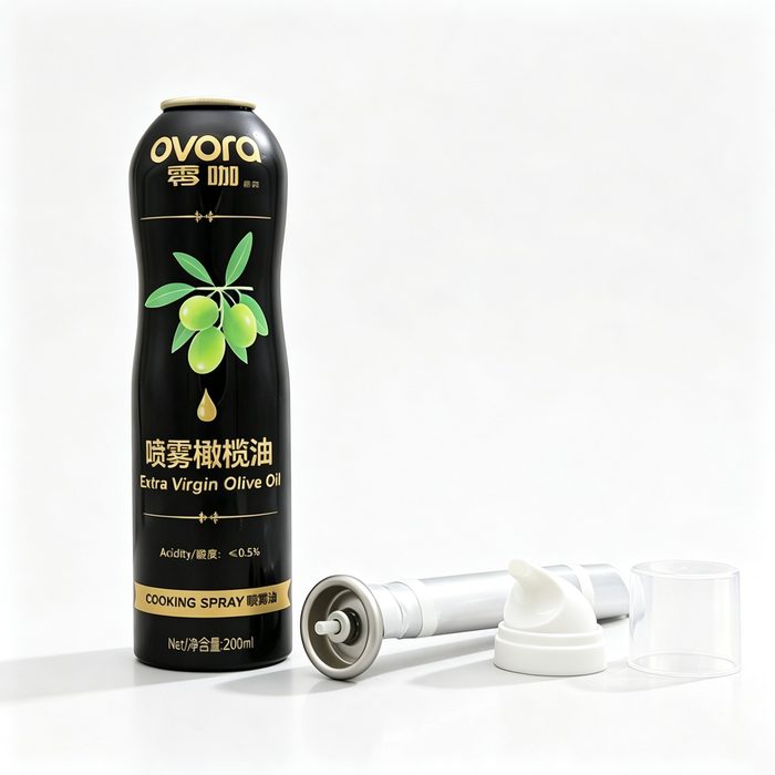 Food-grade aluminium aerosol cans for olive oil and cooking spray