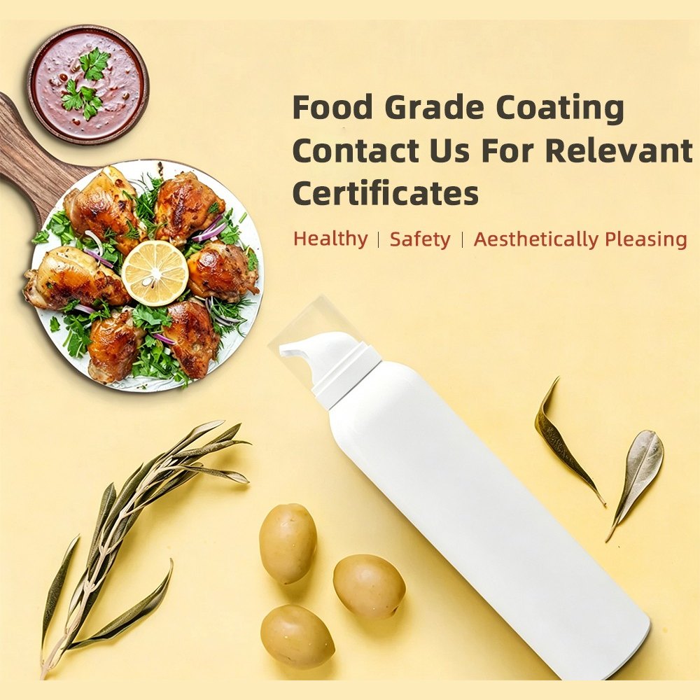 200ml Food-Grade Aluminium Aerosol Can for Olive Oil Spray view 3