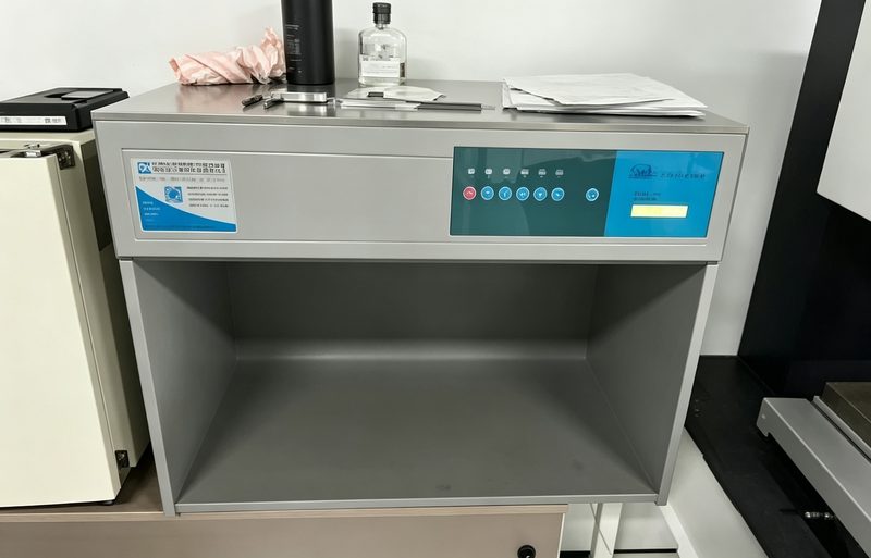 Stainless steel test chamber with a digital control panel