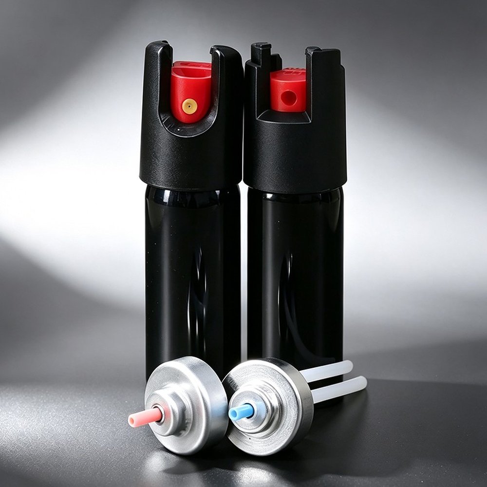 40ml Aluminium Pepper Spray Aerosol Can with Push-Button Top