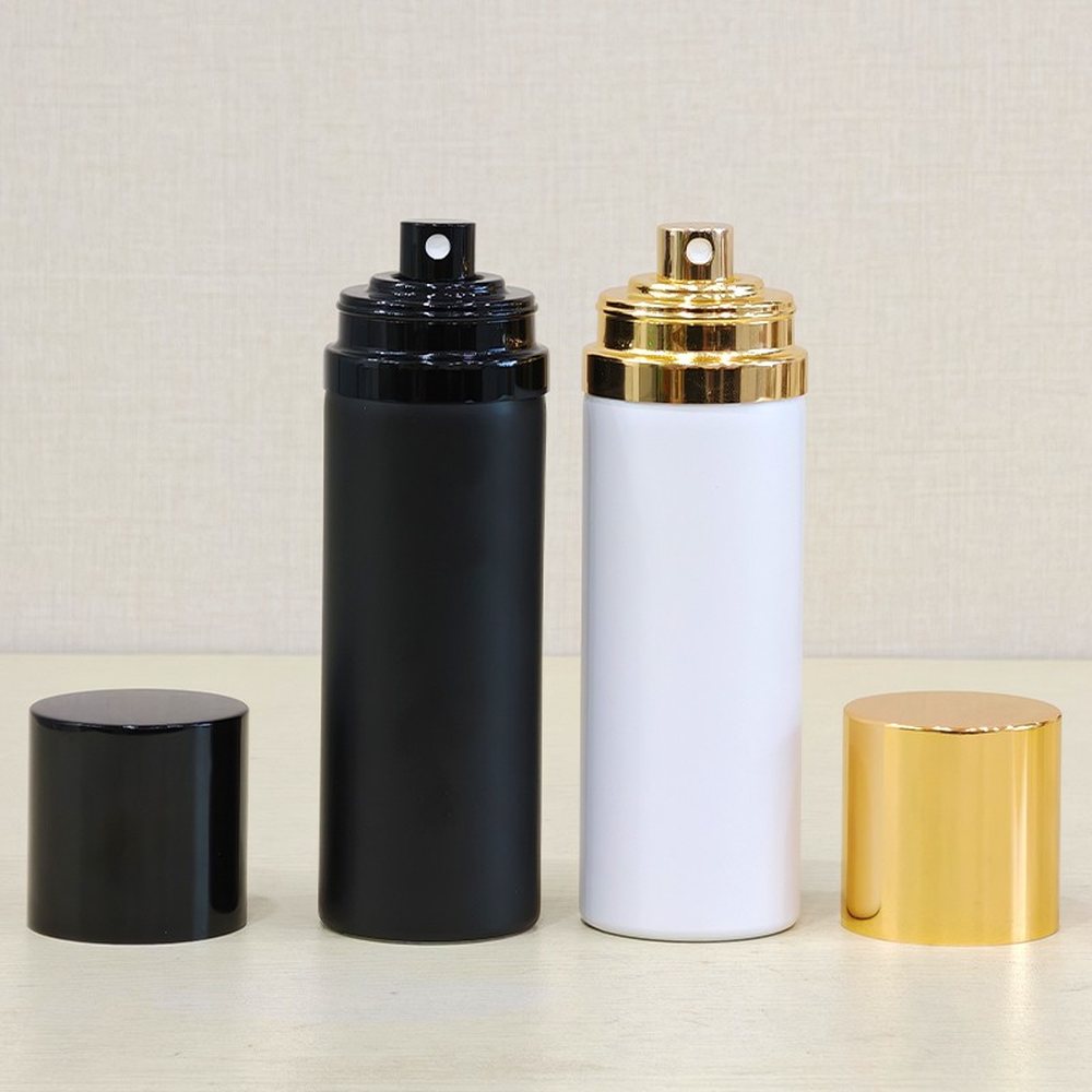 100ml Black Aluminium Aerosol Can Perfume Spray Bottle for Body Spray