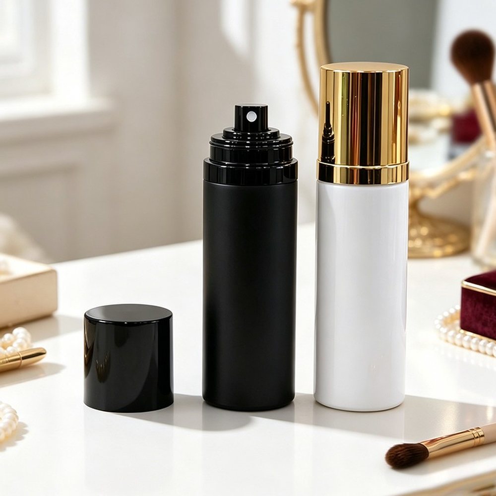 120ml Black Aluminium Aerosol Can Perfume Spray Bottle for Perfume & Deodorant Spray