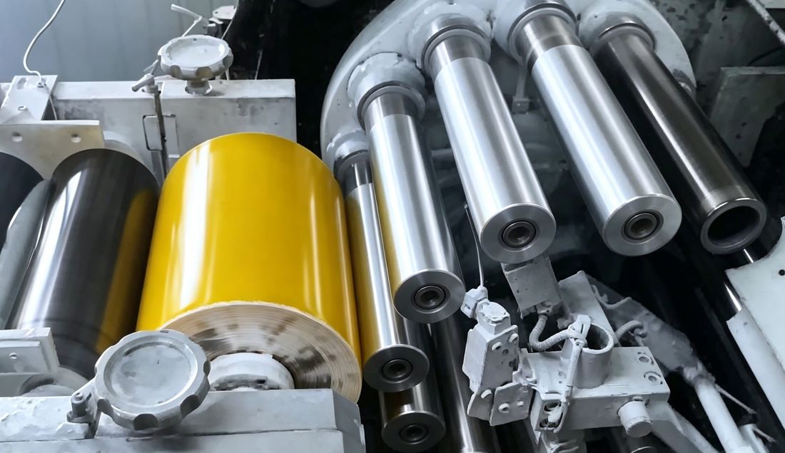 Internal coating and offset printing rollers for aluminium cans